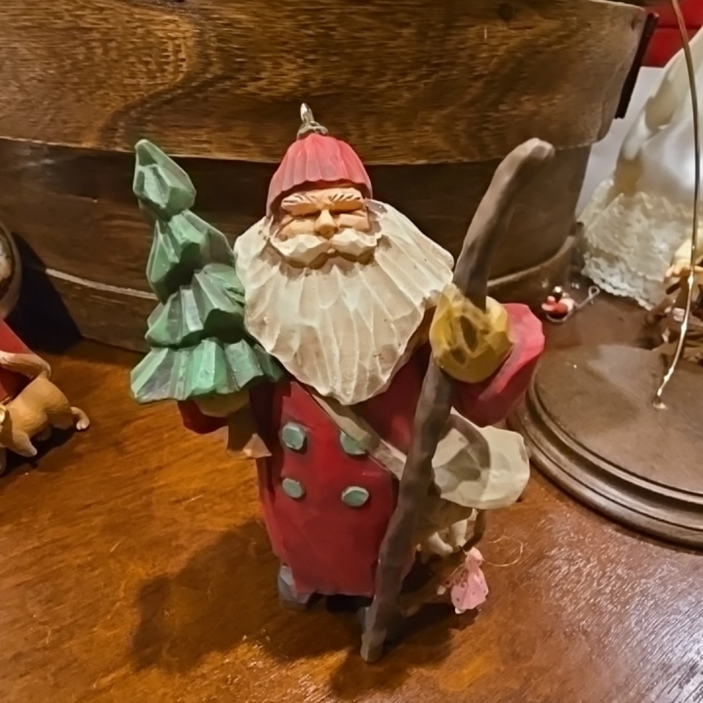 Hallmark Santa Claus Ornament - Red and Green